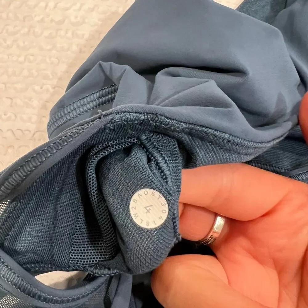 Lululemon Freely Flexed Bra Petrol Blue 4 women